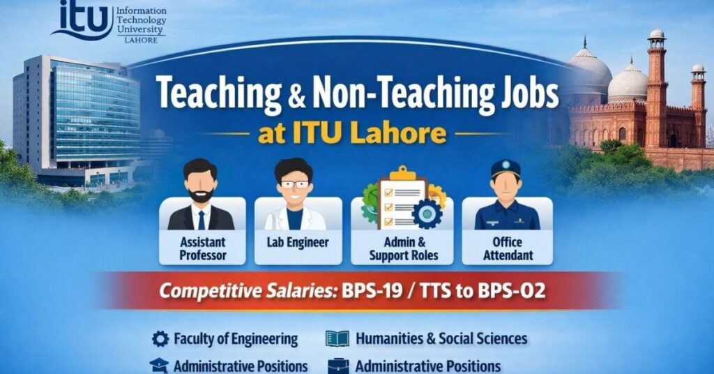 Teaching and Non-Teaching Jobs at ITU Lahore