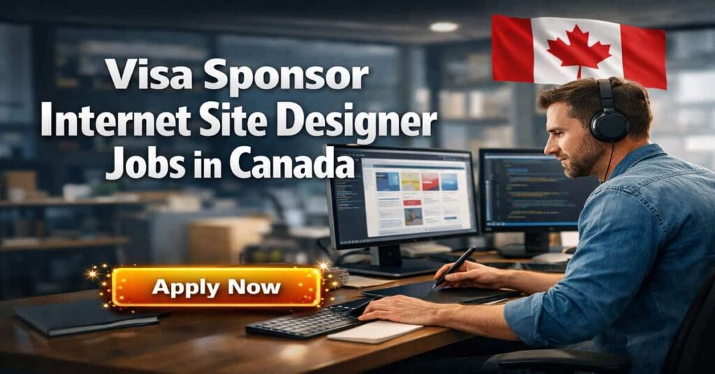 Visa Sponsor Internet Site Designer Jobs in Canada