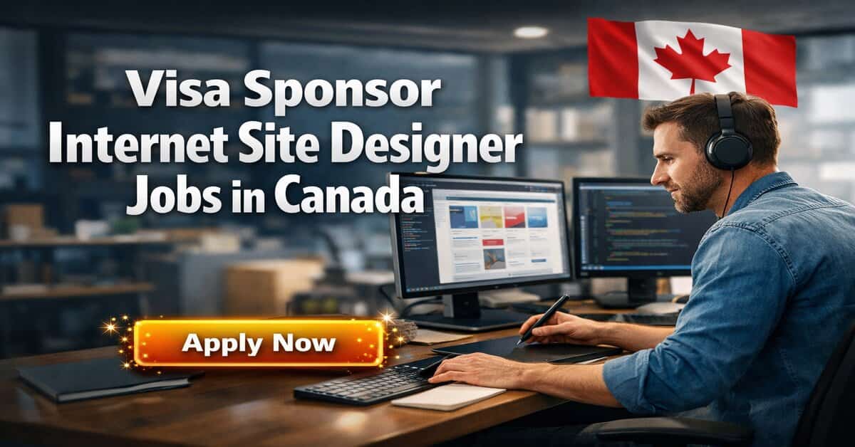 Visa Sponsor Internet Site Designer Jobs in Canada