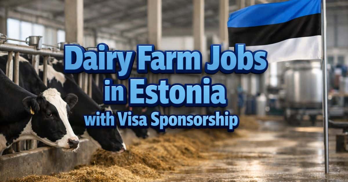 Dairy Farm Jobs in Estonia with Visa Sponsorship
