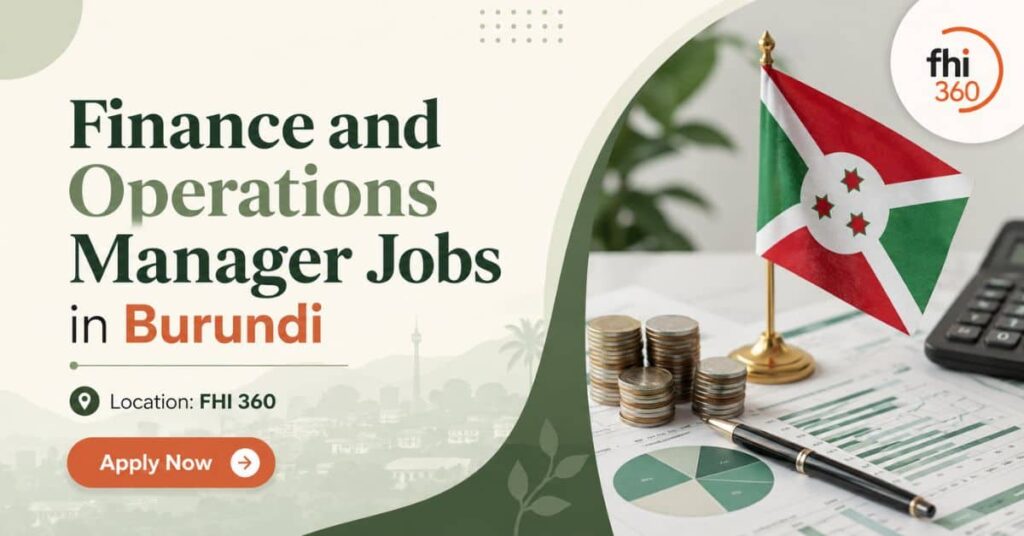 Finance and Operations Manager Jobs in Burundi