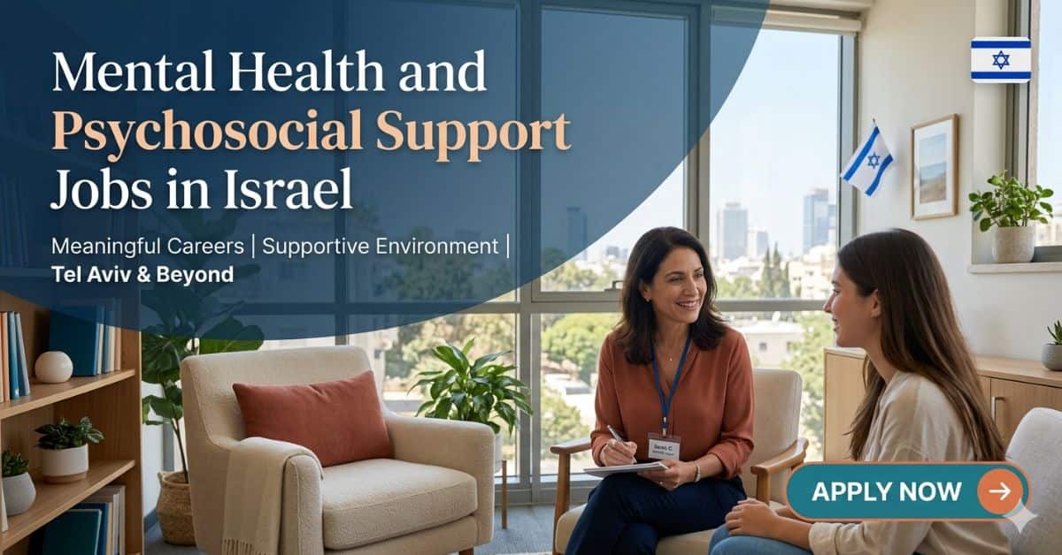 Mental Health and Psychosocial Support Jobs in Israel